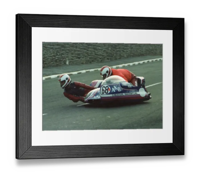 Framed Print : Karl-Heinz Plaschke & Waldemar Jager (Yamaha) 1980 Sidecar TT Framed Print : Karl-Heinz Plaschke & Waldemar Jager (Yamaha) 1980 Sidecar TT