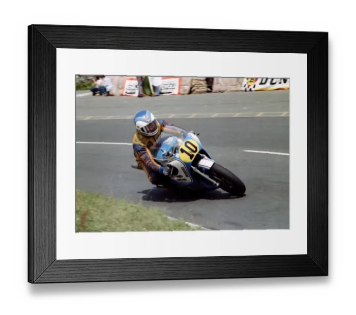 Framed Print : Stan Woods (Suzuki) 1980 Senior TT Framed Print : Stan Woods (Suzuki) 1980 Senior TT