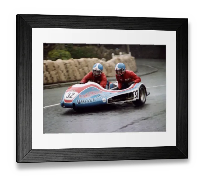 Framed Print : Dick Tapken & Peter Williams (Yamaha) 1980 Sidecar TT Framed Print : Dick Tapken & Peter Williams (Yamaha) 1980 Sidecar TT