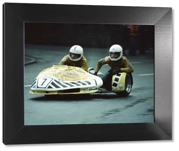 Dick Greasley & John Parkins (Yamaha) 1980 Sidecar TT