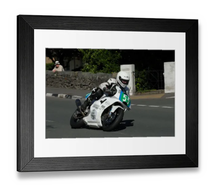 Framed Print : Daniel Millard (Kawasaki) 2010 Ultra Lightweight Manx Grand Prix Framed Print : Daniel Millard (Kawasaki) 2010 Ultra Lightweight Manx Grand Prix