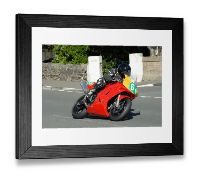 Framed Print : Dave Wallis & Mark Howard (LCR Honda) 2010 Sidecar TT