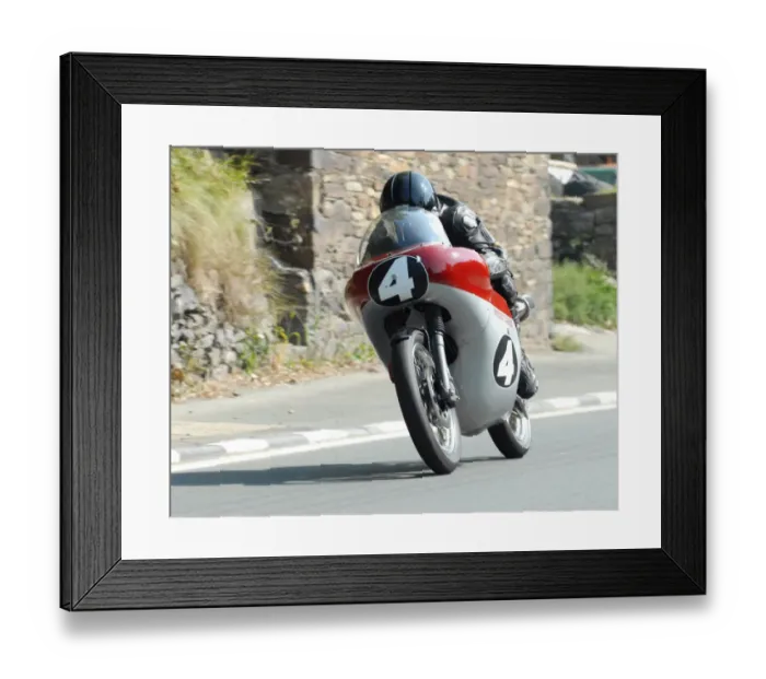 Framed Print : Mark Parrett (Matchless) 2010 Senior Classic TT Framed Print : Mark Parrett (Matchless) 2010 Senior Classic TT