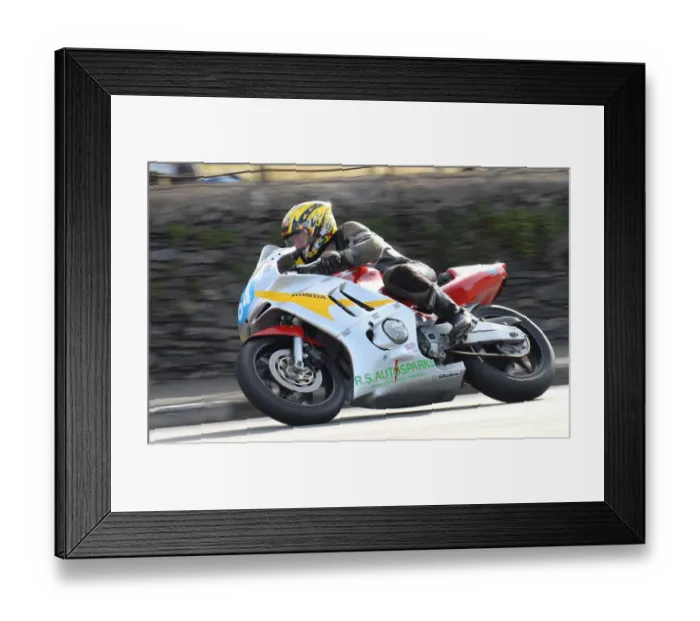 Framed Print : Ron Soar (Honda) 2010 Junior Manx Grand Prix Framed Print : Ron Soar (Honda) 2010 Junior Manx Grand Prix