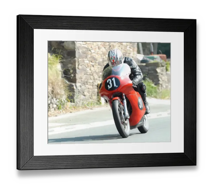 Framed Print : Des Senior (Norton Seeley) 2010 Senior Classic TT Framed Print : Des Senior (Norton Seeley) 2010 Senior Classic TT