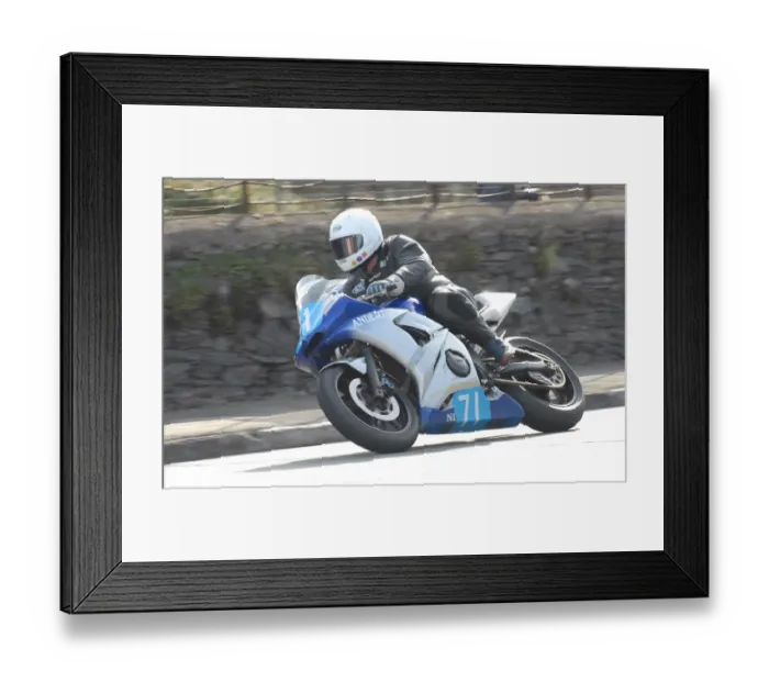 Framed Print : Bill Rice (Yamaha) 2010 Junior Manx Grand Prix Framed Print : Bill Rice (Yamaha) 2010 Junior Manx Grand Prix