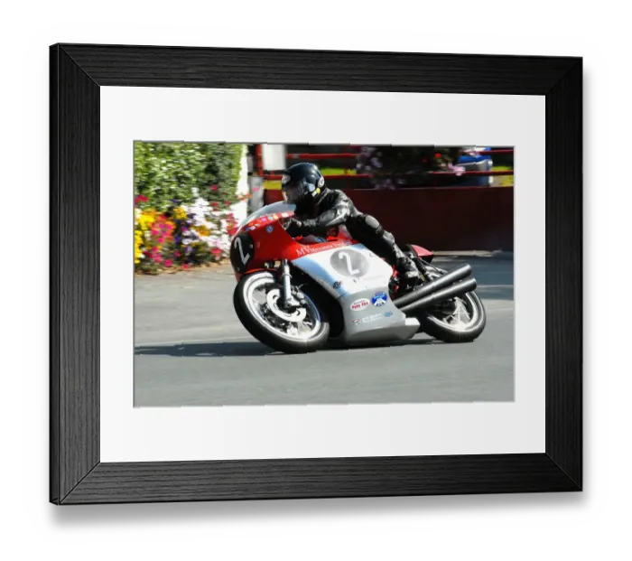 Framed Print : Alan Oversby (MV) 2010 Senior Classic TT Framed Print : Alan Oversby (MV) 2010 Senior Classic TT