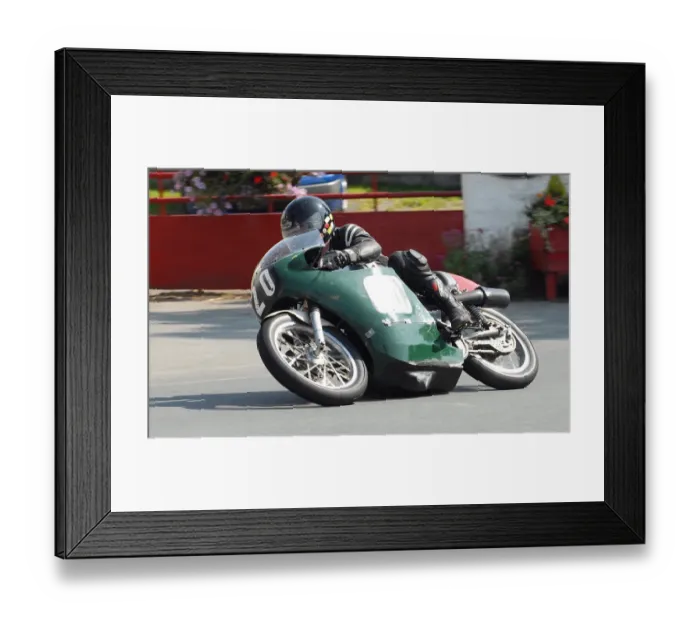 Framed Print : Meredydd Owen (Seeley) 2010 Senior Classic TT Framed Print : Meredydd Owen (Seeley) 2010 Senior Classic TT