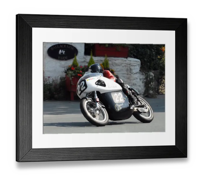 Framed Print : Stuart Garton (Seeley BSA) 2010 Senior Classic TT Framed Print : Stuart Garton (Seeley BSA) 2010 Senior Classic TT
