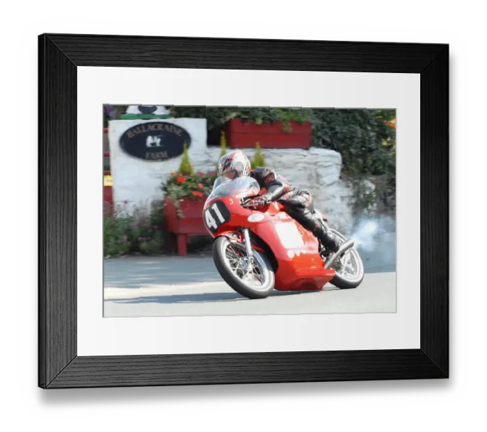 Framed Print : Tom Jackson (Honda) 2010 Senior Classic TT Framed Print : Tom Jackson (Honda) 2010 Senior Classic TT