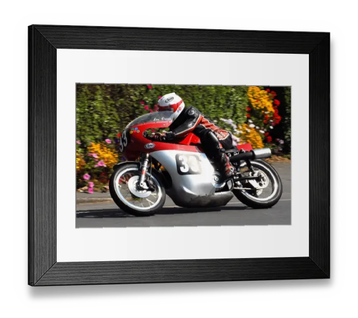 Framed Print : Les Cross (Seeley) 2010 Senior Classic TT Framed Print : Les Cross (Seeley) 2010 Senior Classic TT