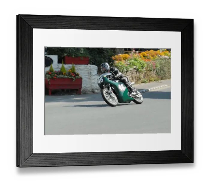 Framed Print : Adam Wood (Weslake Norton) 2010 Senior Classic TT Framed Print : Adam Wood (Weslake Norton) 2010 Senior Classic TT