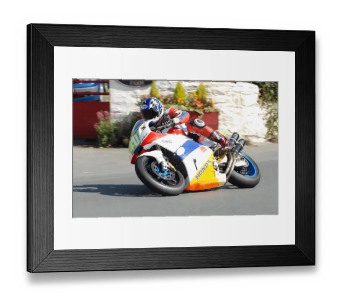 Framed Print : Brian Gordon (Honda) 2010 Ultra Lightweight Manx Grand Prix Framed Print : Brian Gordon (Honda) 2010 Ultra Lightweight Manx Grand Prix
