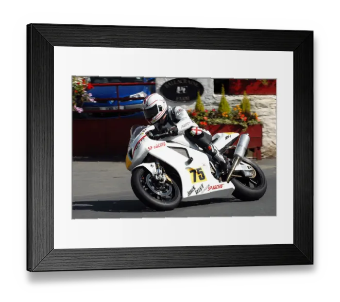Framed Print : Scott Preece (Honda) 2010 Senior Manx Grand Prix Framed Print : Scott Preece (Honda) 2010 Senior Manx Grand Prix