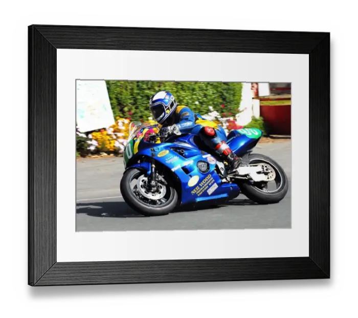 Framed Print : Neil Wood (Kawasaki) 2010 Ultra Lightweight Manx Grand Prix Framed Print : Neil Wood (Kawasaki) 2010 Ultra Lightweight Manx Grand Prix