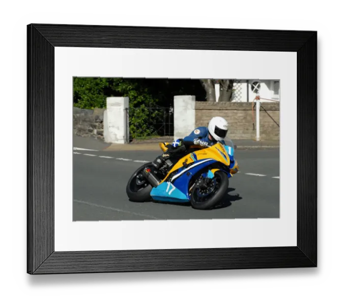 Framed Print : Rab Davie (Yamaha) 2010 Junior Manx Grand Prix Framed Print : Rab Davie (Yamaha) 2010 Junior Manx Grand Prix