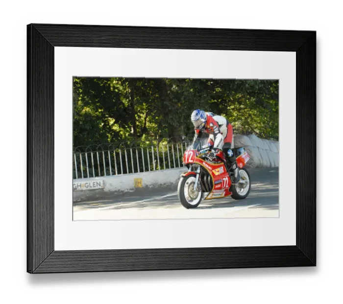 Framed Print : Mark Buckley (Suzuki) 2010 Post Classic TT Framed Print : Mark Buckley (Suzuki) 2010 Post Classic TT