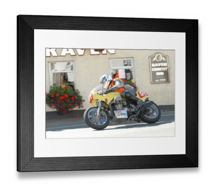 Framed Print : Jussi Luoma (Guzzi) 2010 Post Classic TT Framed Print : Jussi Luoma (Guzzi) 2010 Post Classic TT