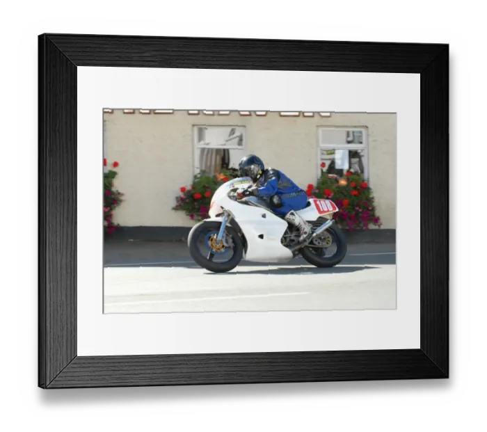 Framed Print : Derek Glass (Yamaha) 2010 Post Classic TT Framed Print : Derek Glass (Yamaha) 2010 Post Classic TT