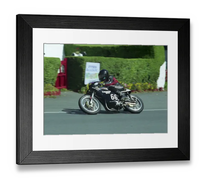 Framed Print : York Runte (Triumph) 2004 Senior Classic Manx Grand Prix Framed Print : York Runte (Triumph) 2004 Senior Classic Manx Grand Prix