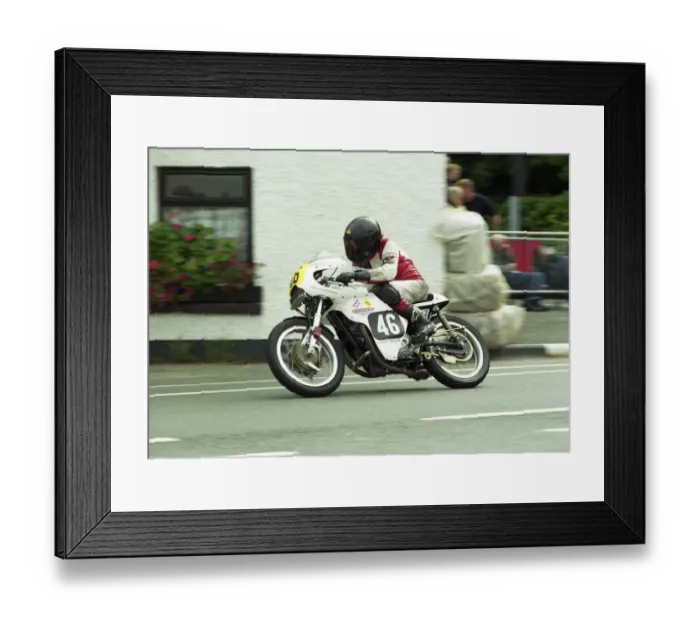 Framed Print : York Runte (Triumph) 2003 Senior Classic Manx Grand Prix Framed Print : York Runte (Triumph) 2003 Senior Classic Manx Grand Prix