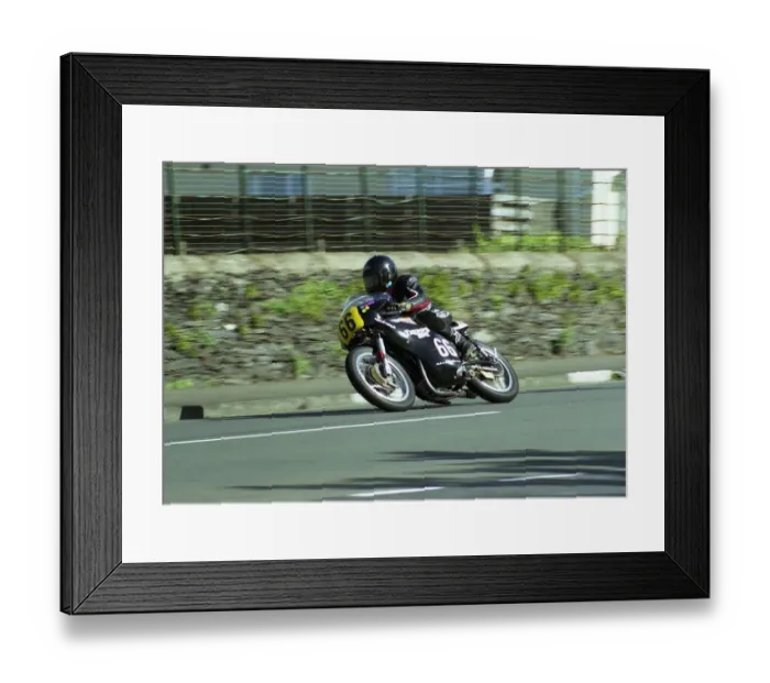 Framed Print : York Runte (Triumph) 2004 Senior Classic Manx Grand Prix Framed Print : York Runte (Triumph) 2004 Senior Classic Manx Grand Prix