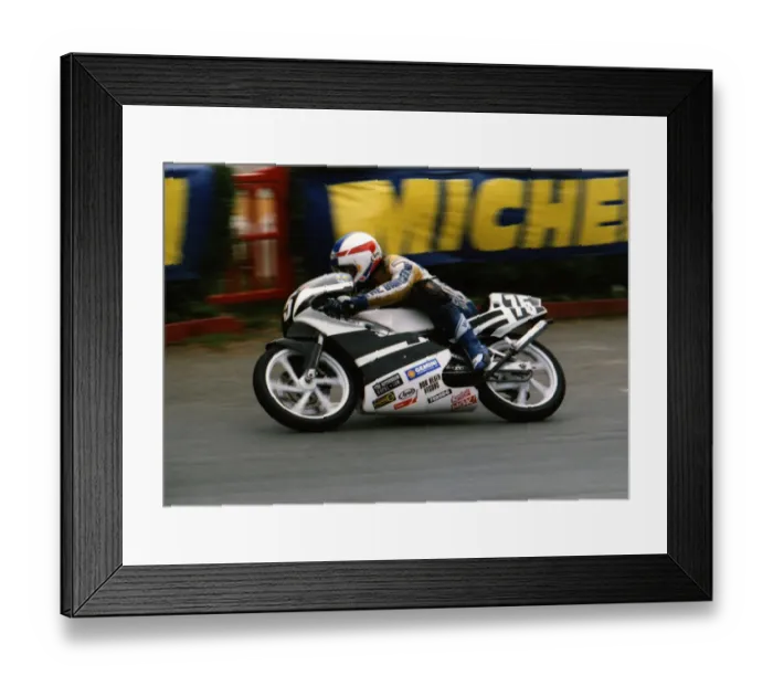 Framed Print : Derek Young (Honda) 1992 Ultra Lightweight TT Framed Print : Derek Young (Honda) 1992 Ultra Lightweight TT