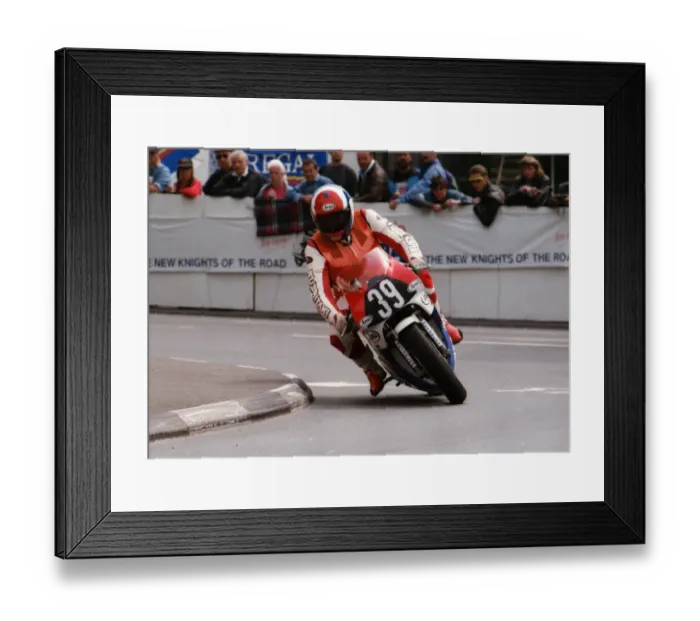Framed Print : Michael Stirner (Honda) 1992 Supersport TT Framed Print : Michael Stirner (Honda) 1992 Supersport TT