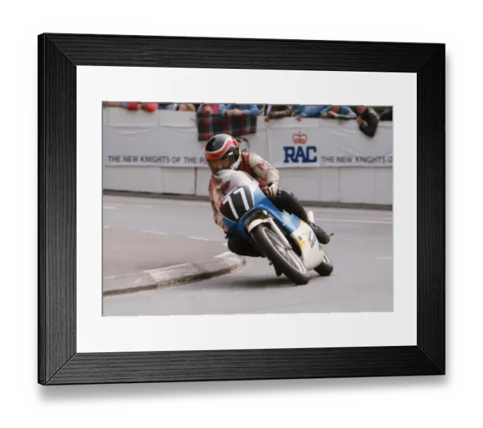 Framed Print : Steve Murray (Honda) 1992 Ultra Lightweight TT