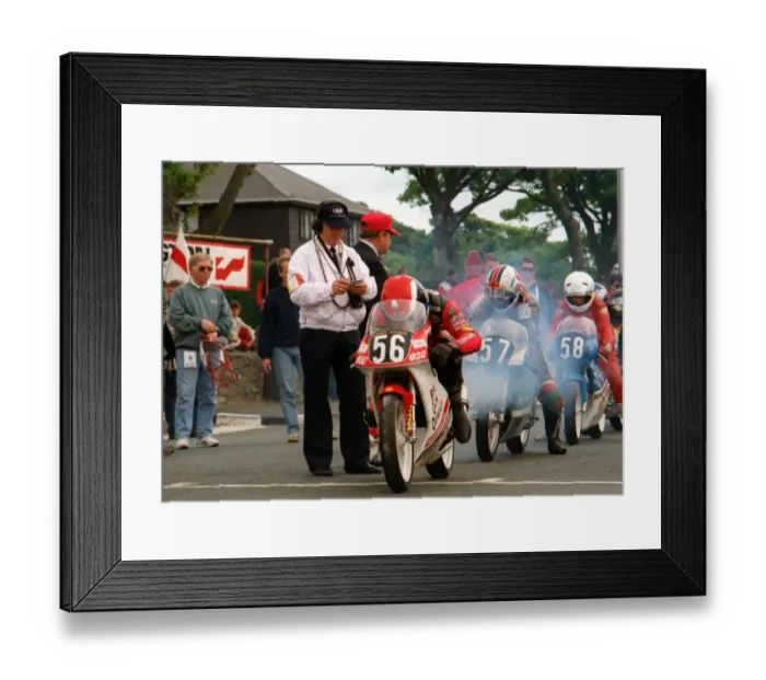 Framed Print : James Courtney (IRM Honda) 1995 Ultra Lightweight TT Framed Print : James Courtney (IRM Honda) 1995 Ultra Lightweight TT