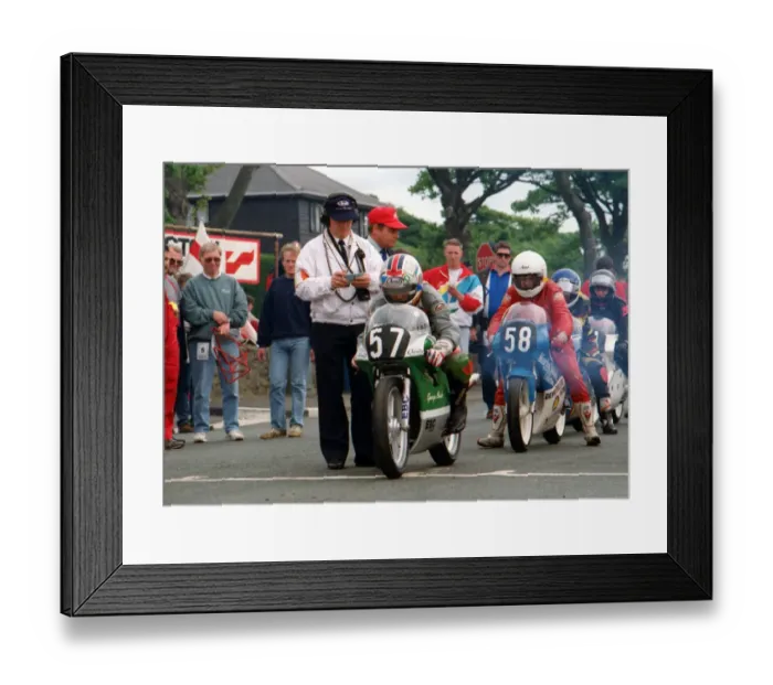 Framed Print : Glen English (Honda) 1995 Ultra Lightweight TT Framed Print : Glen English (Honda) 1995 Ultra Lightweight TT