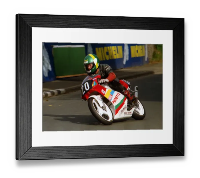Framed Print : Chris McGahan (Padgett Honda) 1996 Ultra Lightweight TT Framed Print : Chris McGahan (Padgett Honda) 1996 Ultra Lightweight TT