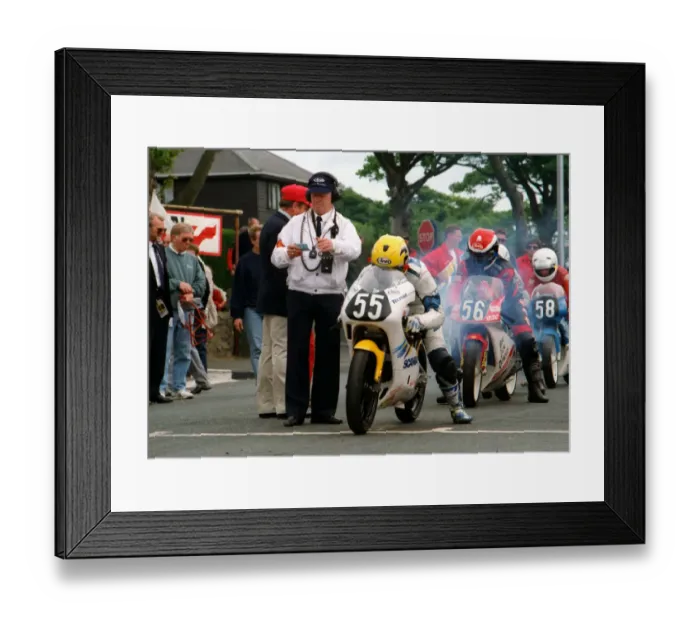 Framed Print : Ian Lougher (Aprilia) 1995 Ultra Lightweight TT Framed Print : Ian Lougher (Aprilia) 1995 Ultra Lightweight TT