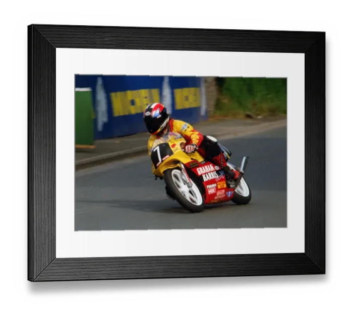 Framed Print : Alan Bud Jackson (GHR Honda) 1996 Ultra Lightweight TT Framed Print : Alan Bud Jackson (GHR Honda) 1996 Ultra Lightweight TT