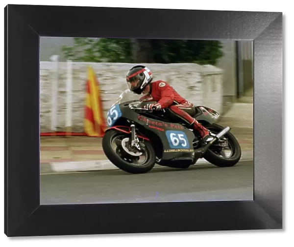 Andy Basset (Yamaha) 1987 Junior Manx Grand Prix