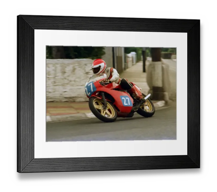 Framed Print : Kenny Kneen (Yamaha) 1987 Junior Manx Grand Prix Framed Print : Kenny Kneen (Yamaha) 1987 Junior Manx Grand Prix