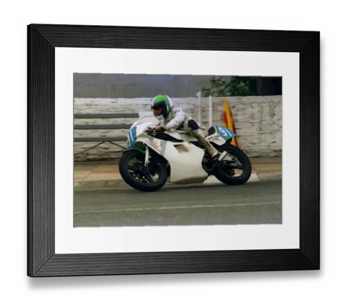 Framed Print : Gavin Lee (Yamaha) 1987 Junior Manx Grand Prix Framed Print : Gavin Lee (Yamaha) 1987 Junior Manx Grand Prix