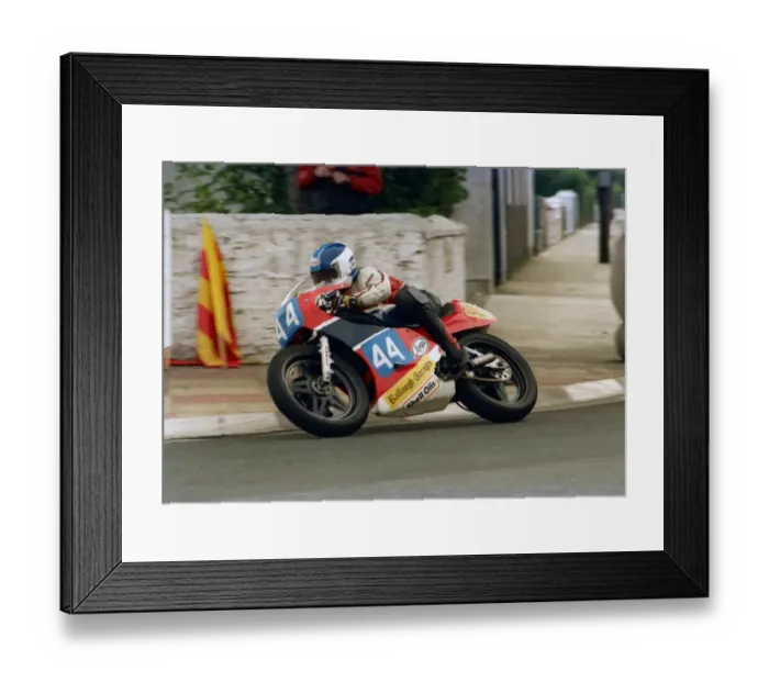 Framed Print : Andy Brew (Brew Yamaha) 1987 Junior Manx Grand Prix Framed Print : Andy Brew (Brew Yamaha) 1987 Junior Manx Grand Prix