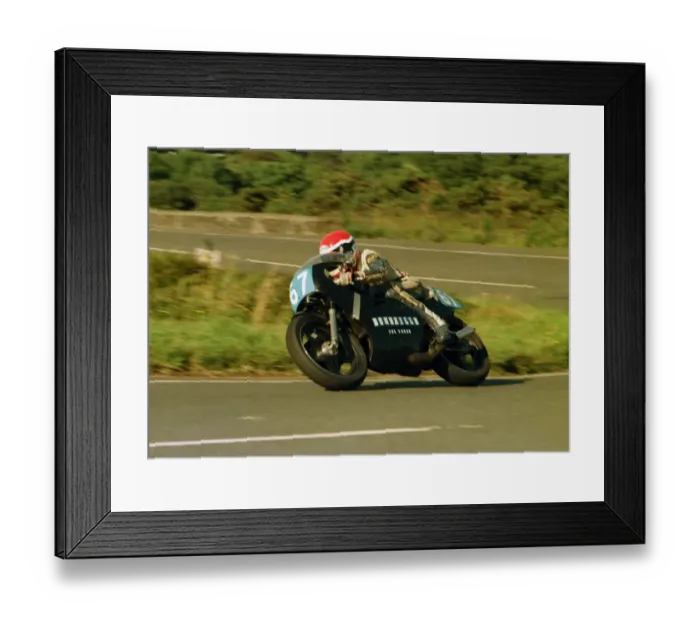Framed Print : Cliff Peart (Cliffe Yamaha) 1987 Junior Manx Grand Prix Framed Print : Cliff Peart (Cliffe Yamaha) 1987 Junior Manx Grand Prix