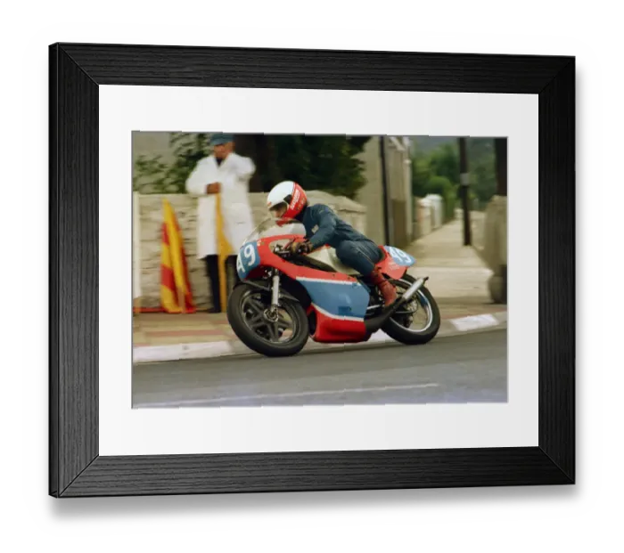Framed Print : Mark Steed (Yamaha) 1987 Junior Manx Grand Prix Framed Print : Mark Steed (Yamaha) 1987 Junior Manx Grand Prix