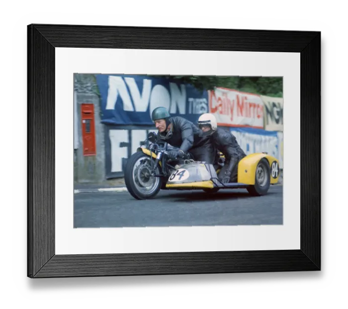 Framed Print : Ken Vogl & N Shelton (BSA) 1971 500 Sidecar TT Framed Print : Ken Vogl & N Shelton (BSA) 1971 500 Sidecar TT