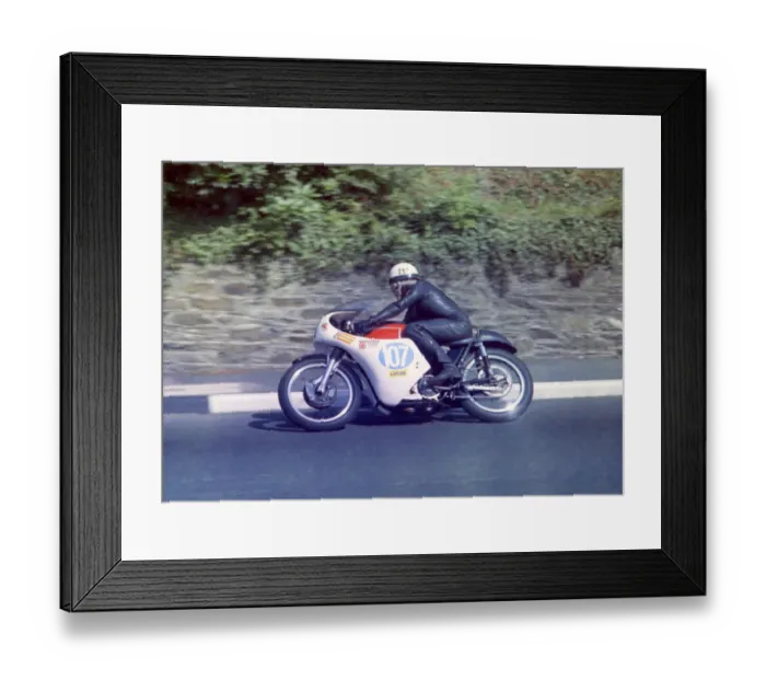 Framed Print : George Short (AJS) 1970 Junior Manx Grand Prix Framed Print : George Short (AJS) 1970 Junior Manx Grand Prix