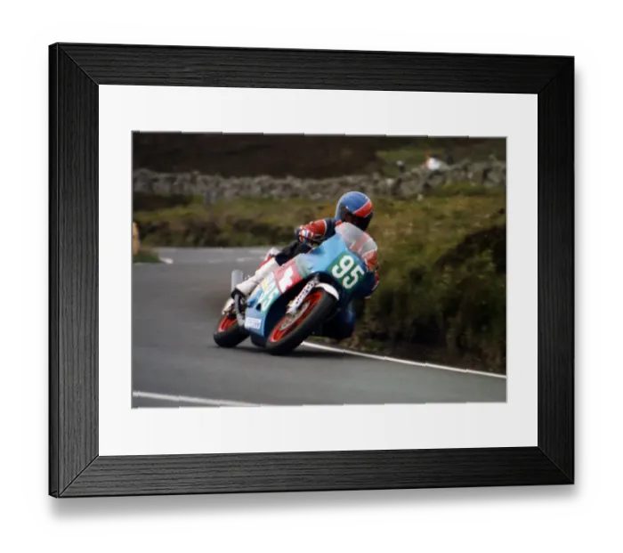 Framed Print : Neil Crawford (Kawasaki) 1989 Supersport 400 TT Framed Print : Neil Crawford (Kawasaki) 1989 Supersport 400 TT