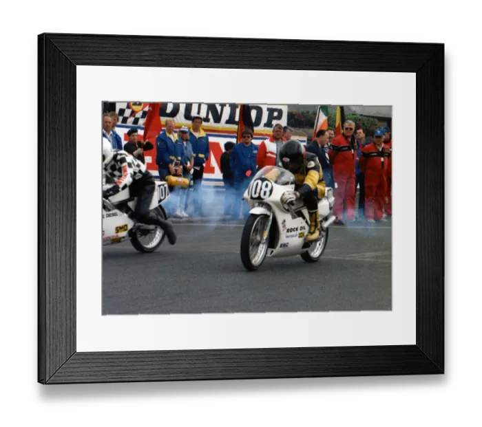 Framed Print : Ian Lougher (Honda) 1989 Ultra Lightweight TT Framed Print : Ian Lougher (Honda) 1989 Ultra Lightweight TT