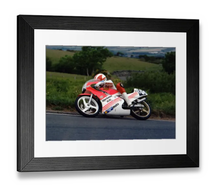 Framed Print : Carl Fogarty (Honda) 1989 Ultra Lightweight TT Framed Print : Carl Fogarty (Honda) 1989 Ultra Lightweight TT