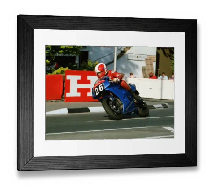 Framed Print : Ray Knight (Kawasaki) 1991 Supersport 400 TT Framed Print : Ray Knight (Kawasaki) 1991 Supersport 400 TT