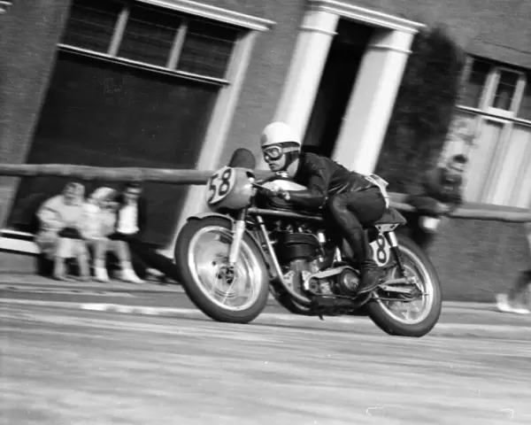 Ned Minihan (Norton) 1961 Senior Manx Grand Prix