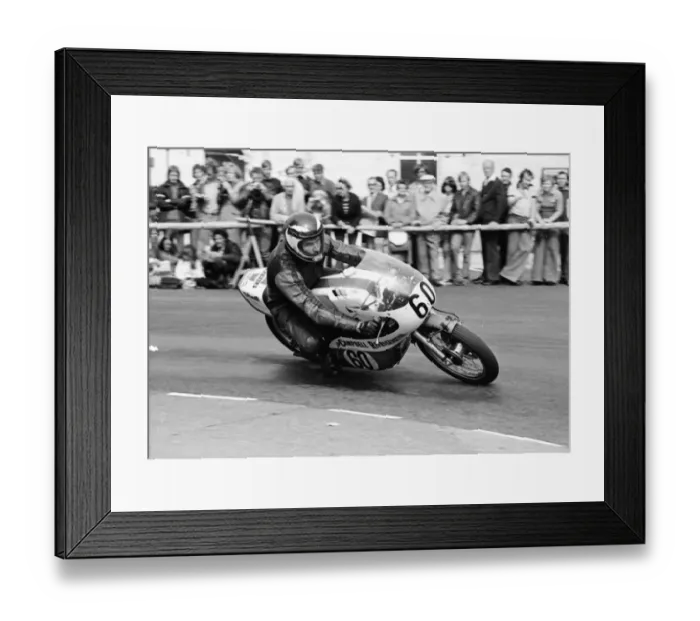 Framed Print : Sam McClements (Crawford Yamaha) 1975 Senior Manx Grand Prix Framed Print : Sam McClements (Crawford Yamaha) 1975 Senior Manx Grand Prix