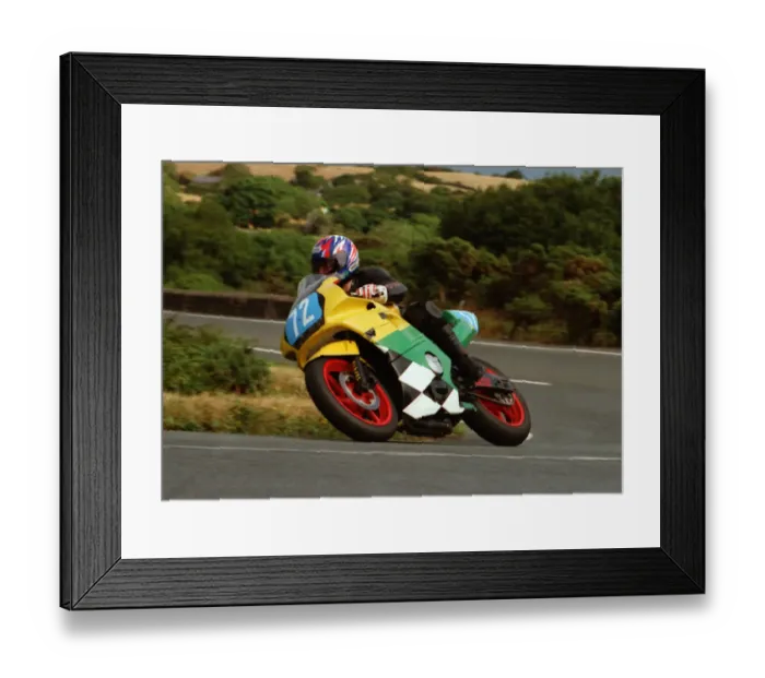 Framed Print : Gary Vollans (Honda) 1995 Newcomers Manx Grand Prix Framed Print : Gary Vollans (Honda) 1995 Newcomers Manx Grand Prix