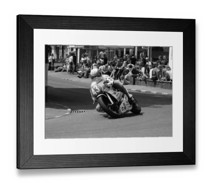 Framed Print : Tereo Fukuda (Yamaha) 1984 Junior TT Framed Print : Tereo Fukuda (Yamaha) 1984 Junior TT
